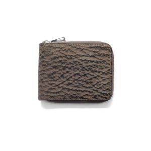 Ben Zip Wallet - Brown - Minerva Box Veg Tanned leather