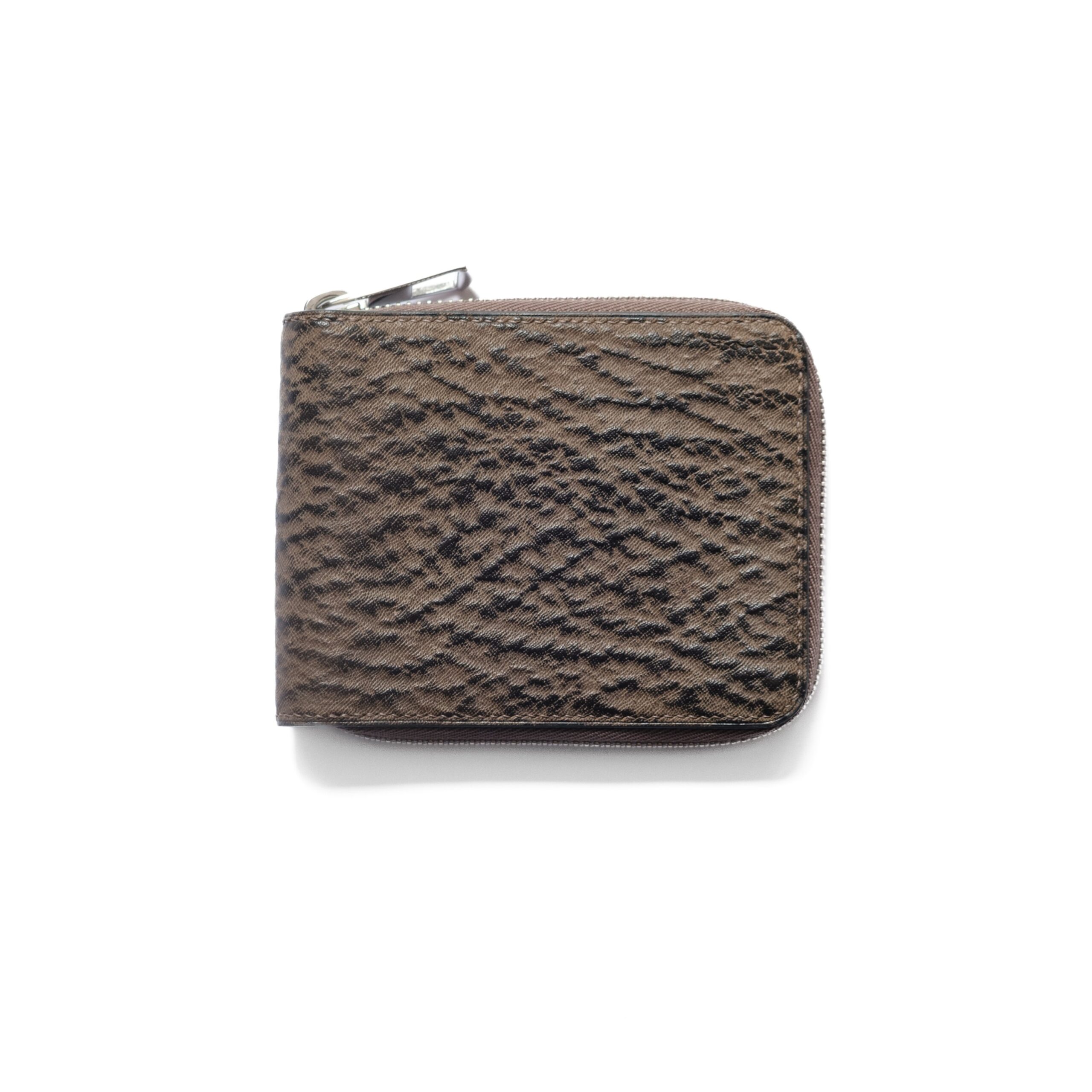 Ben Zip Wallet - Brown - Minerva Box Veg Tanned leather