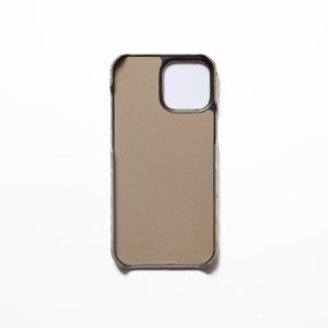 Alternative view of iPhone 13 Pro max Case - the Vintage Himalayan crocodile skin